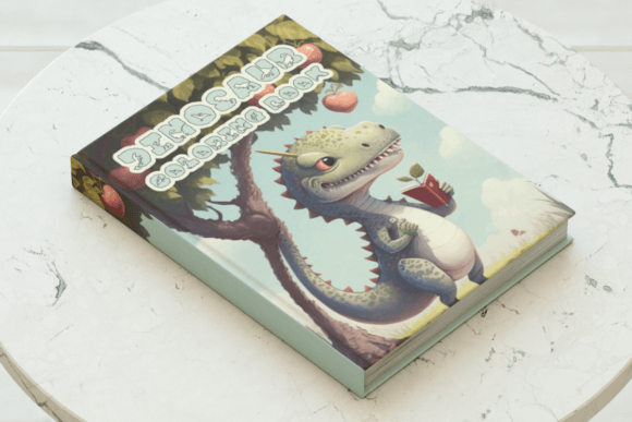 Choosing a Ready-Made Dinosaur Coloring Book Cover: What Dinosaur Cover VOL 1 Brings to Your Publishing Project