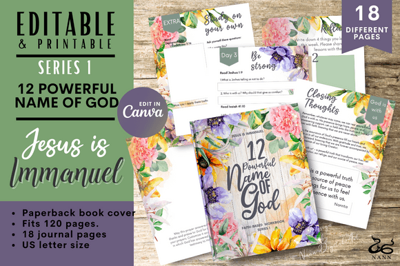 Jesus Is Immanuel Workbook Templates for Designers