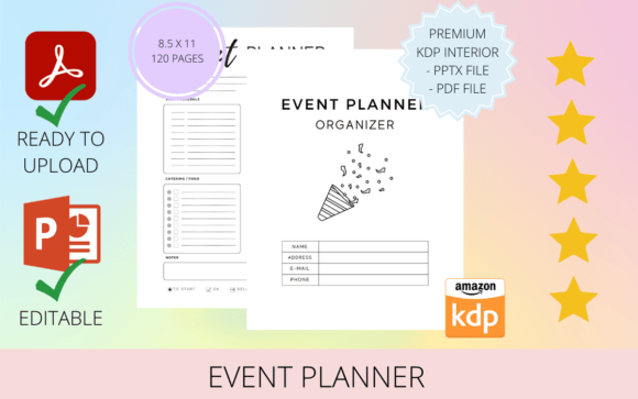 Mastering Every Celebration: How the Event Planner Organizer KDP INTERIOR Brings Calm to Chaos