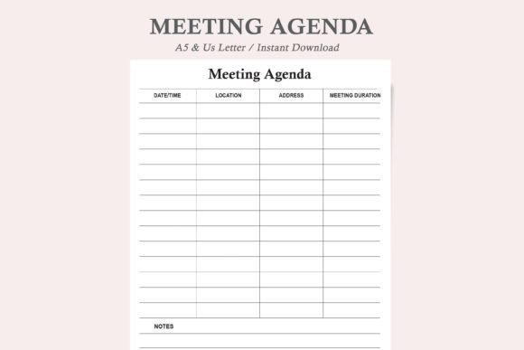 Meeting Agenda and Meeting Notes That Drive Real Results