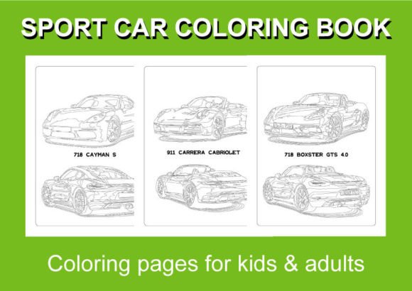 Sport Car Coloring Book KDP Interior: Everything You Need to Know