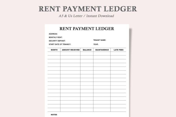 Take Control of Your Rental Cash Flow with a Simple Rent Payment Ledger