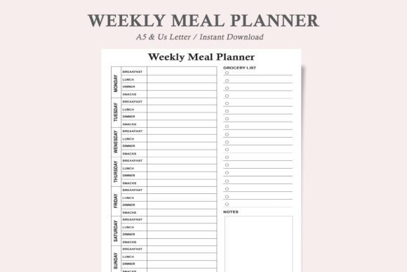Why a Weekly Meal Planner Transforms Your Relationship with Food
